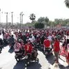 Ολυμπιακός – Ρεάλ: Η μηχανοκίνητη πορεία των ερυθρόλευκων οπαδών προς το T-Center