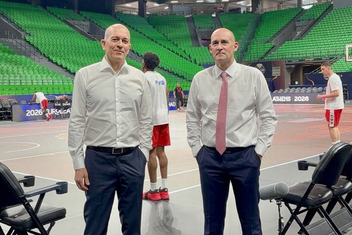 EuroLeague Final Four 2026: Παναγιώτης και Γιώργος Αγγελόπουλος στο Telekom Center Athens