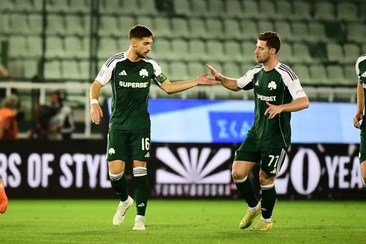 Ο Τσέρσιν σούταρε εξ επαφής και μείωσε σε 2-1 για τον Παναθηναϊκό
