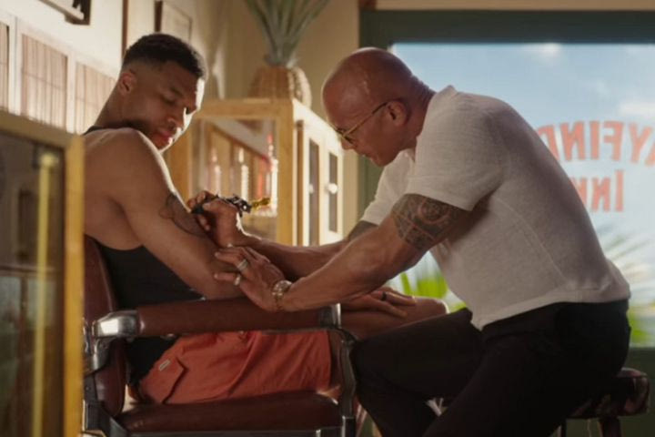 Αντετοκούνμπο: Ο Rock κάνει τατουάζ στον Greek Freak και ο Γιάννης συμμετέχει στο promo VIDEO της ταινίας “Moana”