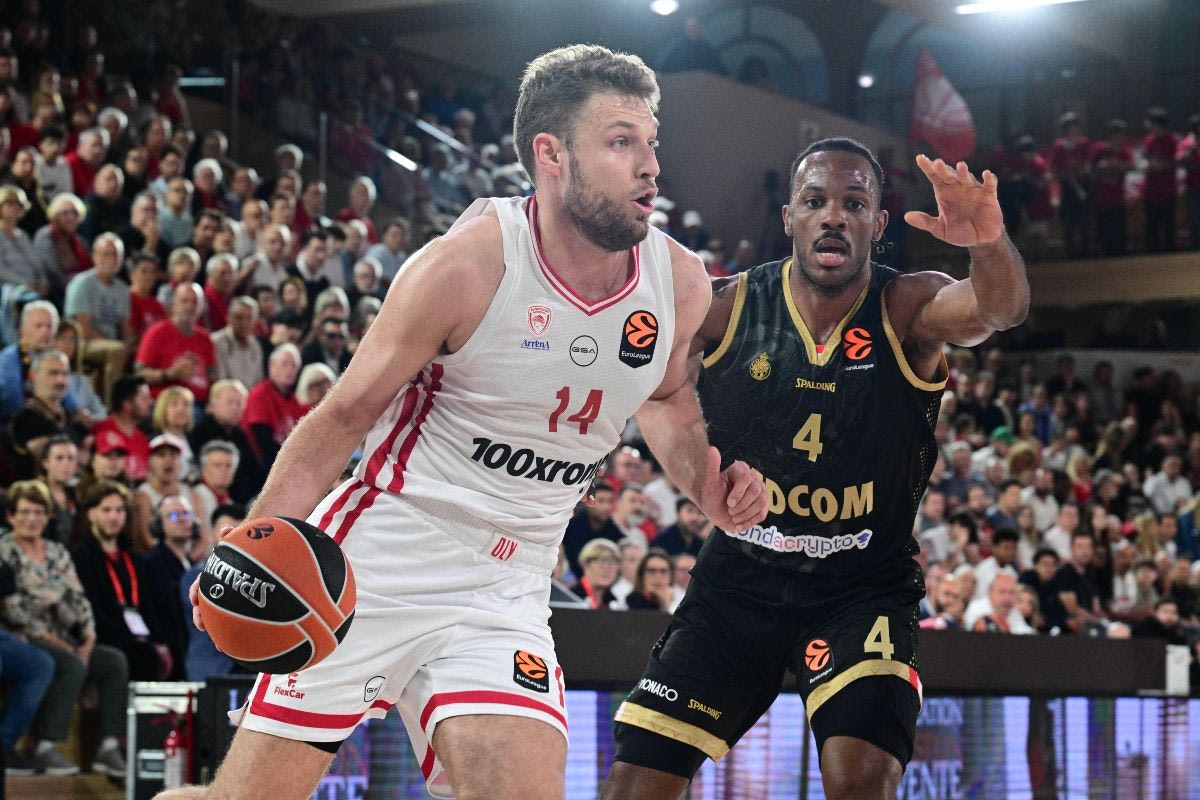 Τα highlights του Game 3: Ο Ολυμπιακός “σκούπισε” τη Μονακό και προκρίθηκε στο Final Four της Αθήνας