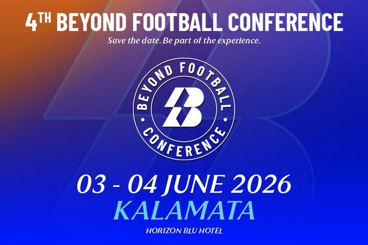 Beyond Football Conference 2026: Η Καλαμάτα στο επίκεντρο του διεθνούς ποδοσφαίρου και της αθλητικής διοίκησης