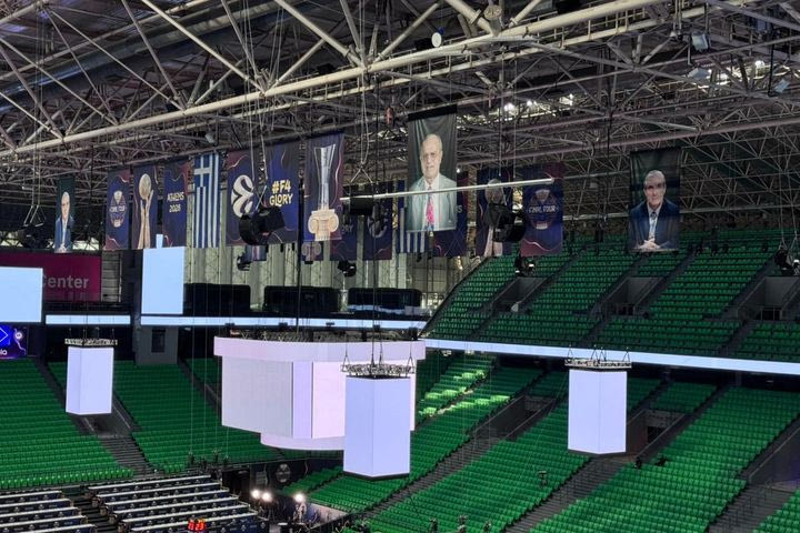 Έτσι διαμορφώθηκε το T-Center για το Final Four της Αθήνας