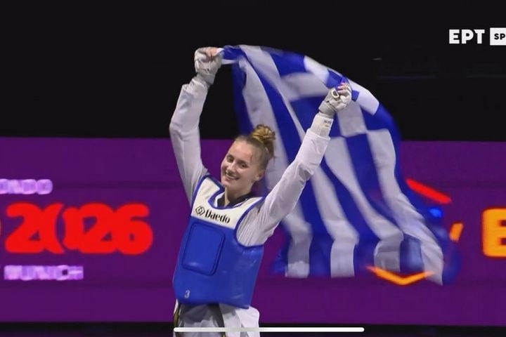 Ταε Κβον Ντο: Η Στέλλα Μαρεντάκη στέφθηκε πρωταθλήτρια Ευρώπης στο Μόναχο