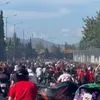 Ολυμπιακός – Ρεάλ: Συγκλονιστικά VIDEOS από την ερυθρόλευκη μηχανοκίνητη πορεία προς το T-Center
