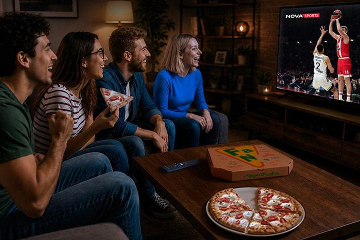 Απολαύστε δωρεάν στα Novasports το Final Four της EuroLeague με δώρο πίτσα premium από την Pizza Fan, μέσα από το πρόγραμμα επιβράβευσης της Nova