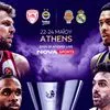 Η Αθήνα στον ρυθμό του Final Four της EuroLeague με τη συμμετοχή του Ολυμπιακού και τον πρωταθλητή Ευρώπης να κρίνεται αποκλειστικά στο παρκέ του Novasports