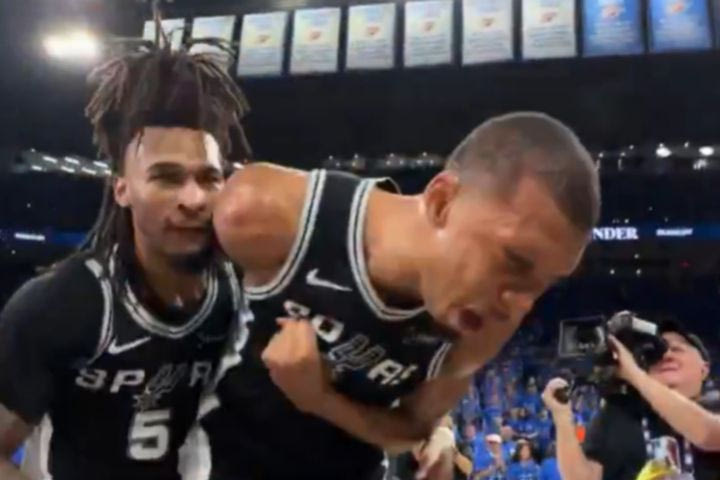 NBA: Το ξέσπασμα του MVP Γουεμπανιαμά για την πρόκριση των Σπερς στους τελικούς της Δύσης