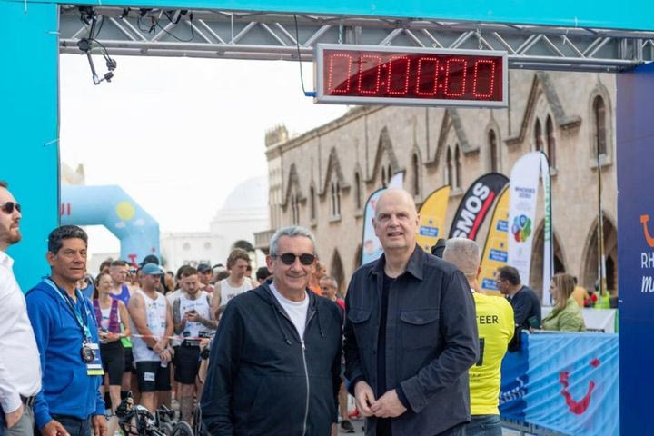 Το μεγάλο “ευχαριστώ” του TUI Rhodes Marathon στην Περιφέρεια Νοτίου Αιγαίου