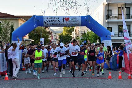 Ρεκόρ συμμετοχών στο 5ο “Olympic Day Run” Ancient Olympia
