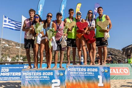 Ios Masters 2026: Νικητές οι Τσοπούλου με την Καλαμαρίδου και οι Καλιόζης - Καρύκας