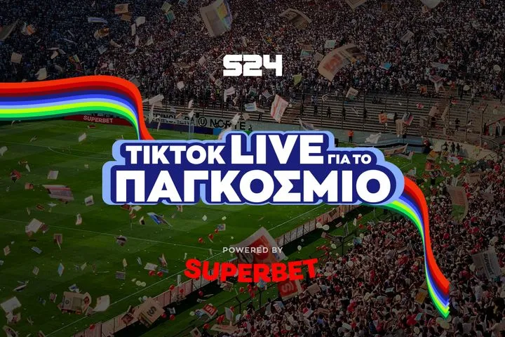 Οι δημοσιογράφοι του SPORT24 σας περιμένουν καθημερινά στο Tik Tok για τα μεγάλα ματς του Μουντιάλ και όχι μόνο
