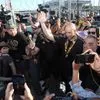 Άρης Betsson: Η υψωμένη γροθιά του Σπανούλη μόλις αντίκρισε τους 5000 οπαδούς που τον περίμεναν