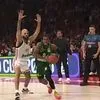 Ολυμπιακός – Παναθηναϊκός AKTOR: To buzzer-beater του Σορτς πριν την ανάπαυλα