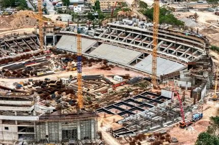 Το νέο γήπεδο του Παναθηναϊκού σηκώνεται: Εντυπωσιακά πλάνα της ΠΑΕ με drone από τον Βοτανικό