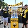 ΑΕΚ: Η κιτρινόμαυρη γιορτή για το τρόπαιο συνεχίστηκε σε Σκιάθο και Μαντούδι