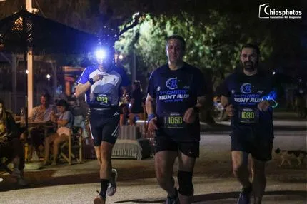 Η Χίος έτρεξε κάτω από τα αστέρια: Με επιτυχία ο 1ος νυχτερινός αγώνας δρόμου στην Κώμη