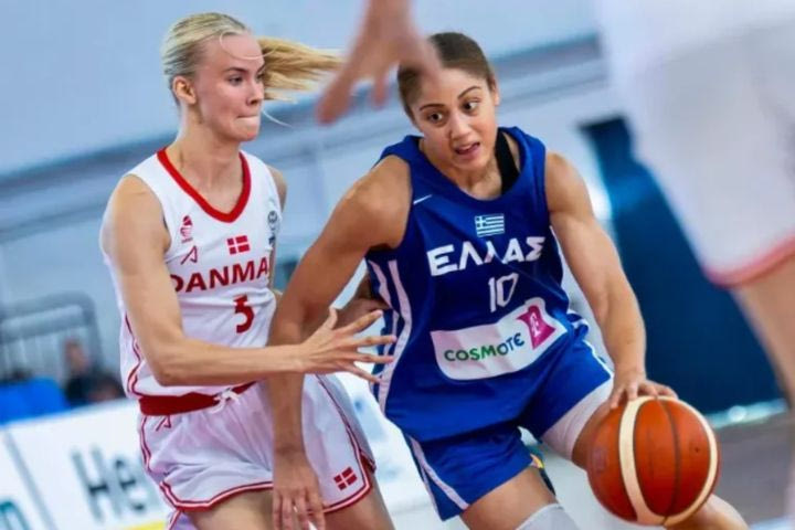 Η Εθνική Γυναικών νίκησε εντυπωσιακά τη Δανία με 110-71 στο τουρνουά “Βάσω Μπεσκάκη”