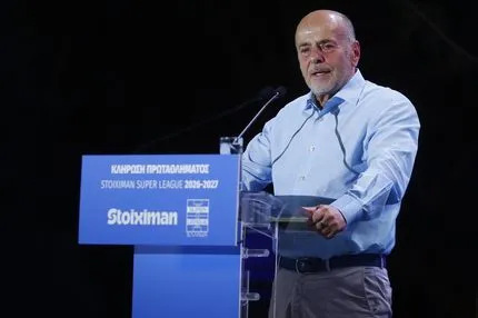 Ο Γιάννης Αλαφούζος έθεσε τους δύο βασικούς στόχους του ως πρόεδρος της Stoiximan Super League
