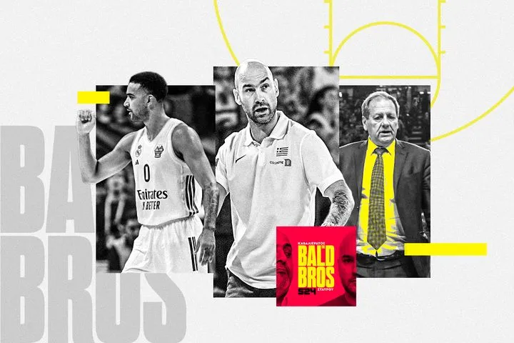 Bald Brothers: Η πίκρα της Εθνικής, ο Λάιλς και η AEK του NBA Europe
