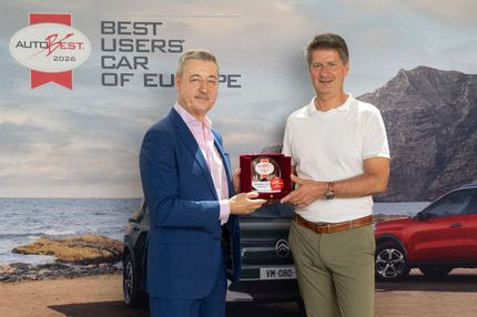 Η Citroen παρέλαβε το βραβείο AUTOBEST “Best Users’ Car of Europe 2026” για το C3 Aircross