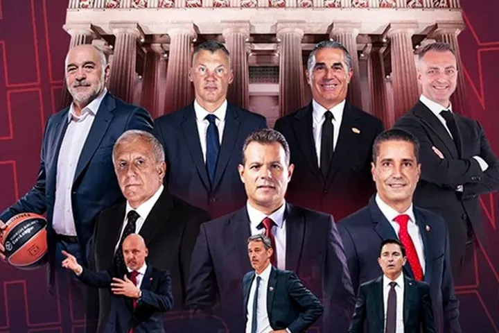EuroLeague: Στο T-Center η αφρόκρεμα των προπονητών, Ομπράντοβιτς, Ιτούδης, Γιασικεβίουτς και Σφαιρόπουλος