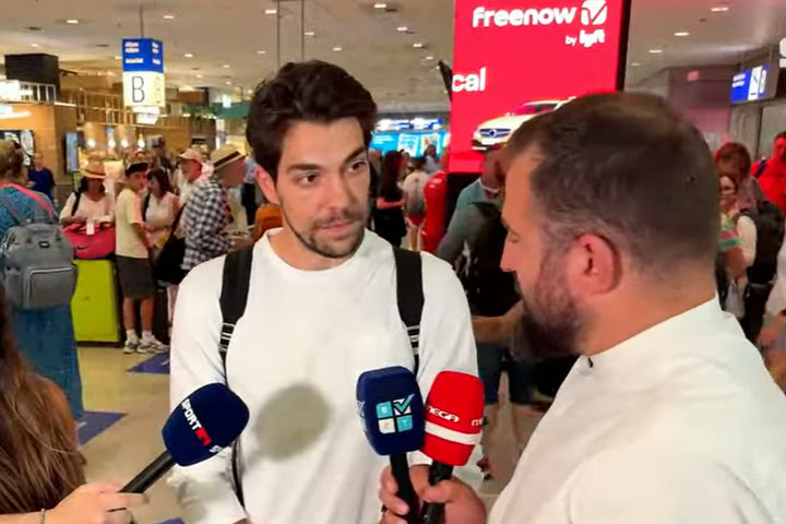 LIVE η άφιξη του Στεφάν Ορτέγκα για τον Ολυμπιακό