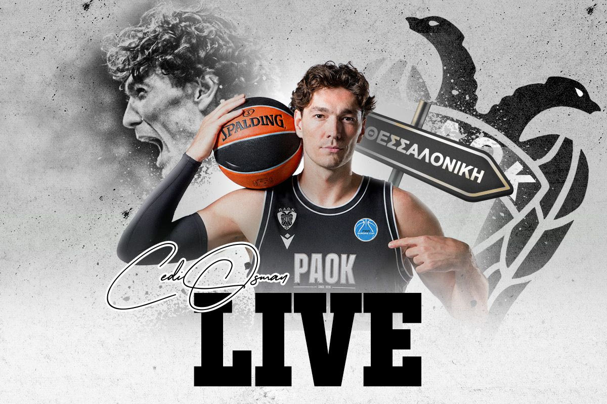 Το SPORT24 στο PAOK Sports Arena για τη φαντασμαγορική παρουσίαση του Τζέντι Όσμαν από τον ΠΑΟΚ