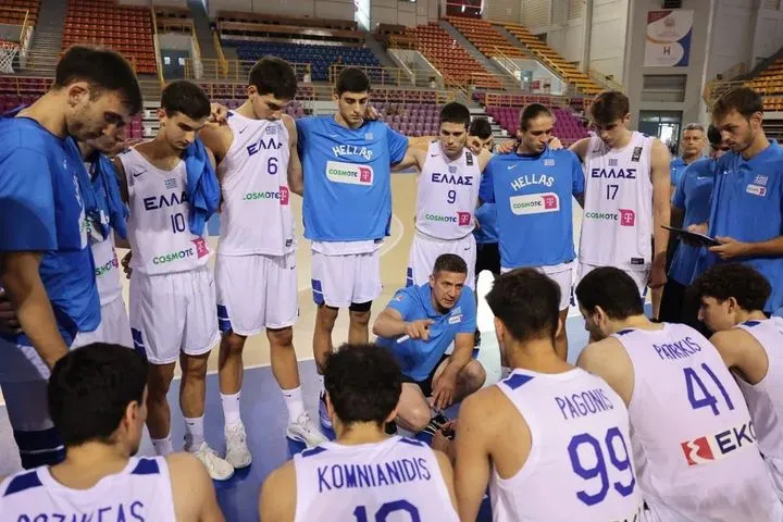 Η δωδεκάδα της Εθνικής Νέων Ανδρών για το Ευρωμπάσκετ U20