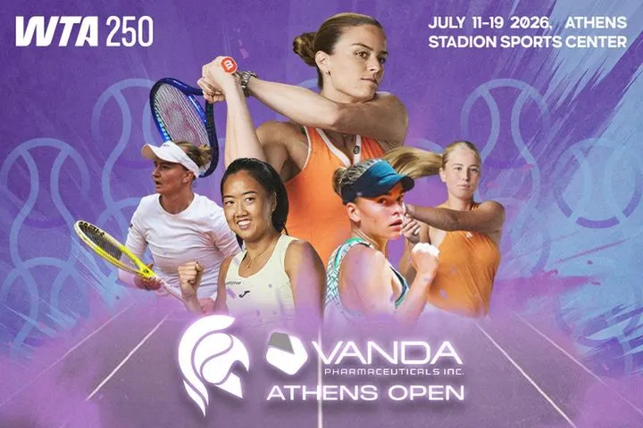Το Σάββατο η πρεμιέρα για το Vanda Pharmaceuticals Athens Open WTA 250 με την κλήρωση του κυρίως ταμπλό