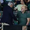 Παναθηναϊκός: Θερμή χειραψία Μπαλντίνι – Αλαφούζου στο ΟΑΚΑ