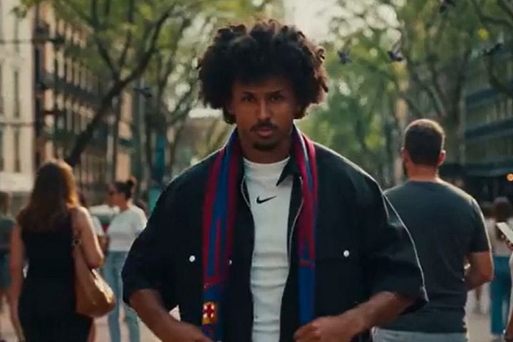 Ο Αντεγιέμι στην Μπαρτσελόνα
