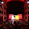 Ολυμπιακός: Το Δημοτικό Θέατρο Πειραιά λίγο πριν την έναρξη της συνέντευξης Τύπου για τον νέο Καραϊσκάκης