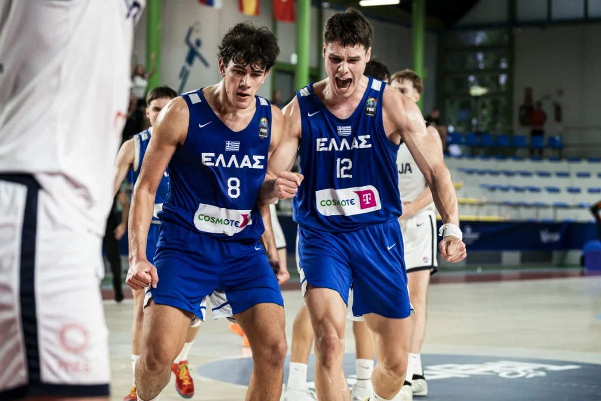 Η Εθνική στα προημιτελικά του EuroBasket U18, πάτησε τη Σερβία με διαστημικούς Χατζηλάμπρου - Πούλο και περιμένει Ισπανία ή Βουλγαρία                                          Η Εθνική στα προημιτελικά του EuroBasket U18, πάτησε τη Σερβία με διαστημικούς Χατζηλάμπρου - Πούλο και περιμένει Ισπανία ή Βουλγαρία