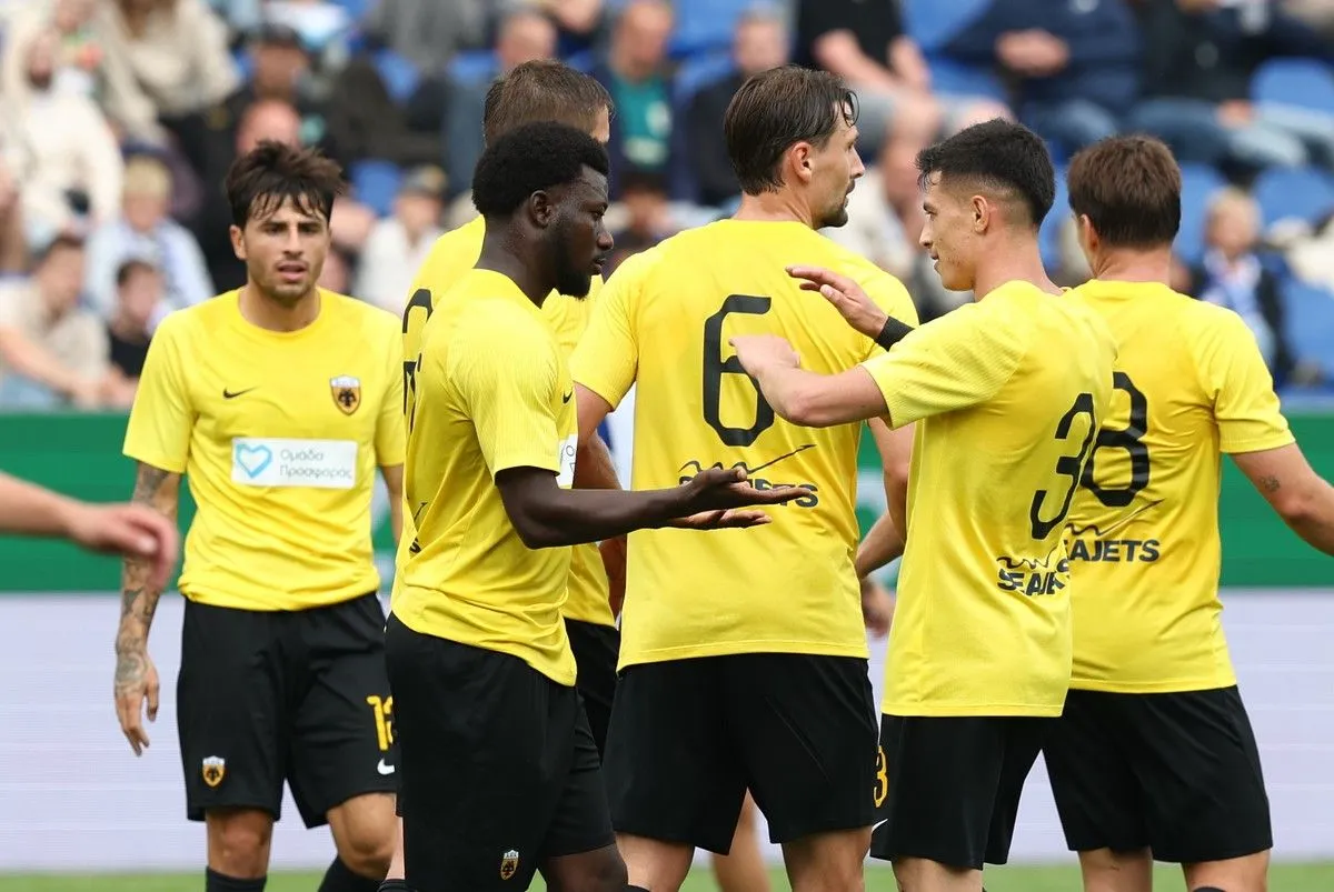 Το σουτ του Κοϊτά για το 1-0 της ΑΕΚ κόντρα στην Τσβόλε