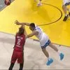 Άμυνα τερματοφύλακα από Λαρεντζάκη στο Ελλάδα–Πορτογαλία
