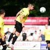Η κεφαλιά του Βάργκα για το 1-0 της ΑΕΚ απέναντι στη Ντε Γκράαφσαπ