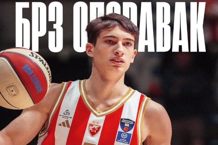 Νοκ άουτ από το EuroBasket U18 ο Νέντελκοβιτς λόγω τραυματισμού