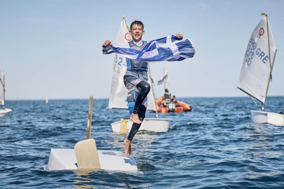 Πρωταθλητής Ευρώπης Οπτιμιστ ο 14χρονος Νίκος Παππάς                                          Πρωταθλητής Ευρώπης Οπτιμιστ ο 14χρονος Νίκος Παππάς