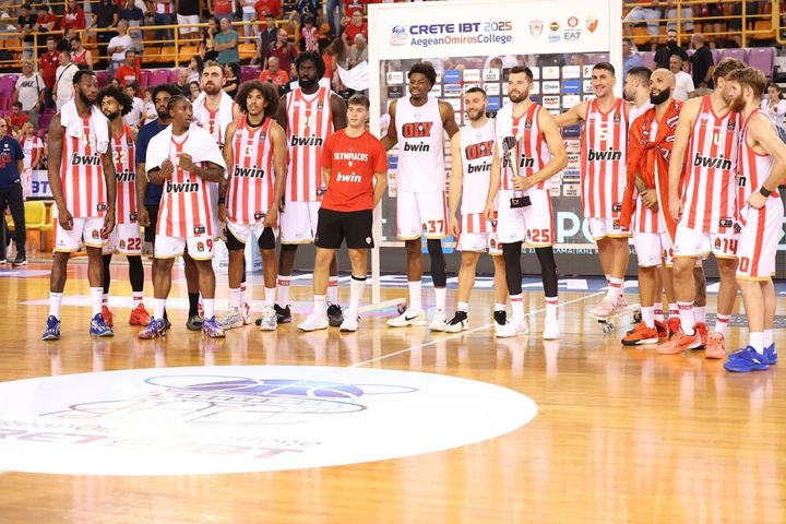 Στην Crete IBT η πρώτη παρουσία του πρωταθλητή Ευρώπης Ολυμπιακού