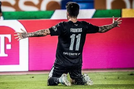 Ο Φούντας έκανε το 1-0, βάζοντας φωτιά στο Παγκρήτιο και τους Κρητικούς μπροστά στο σκορ