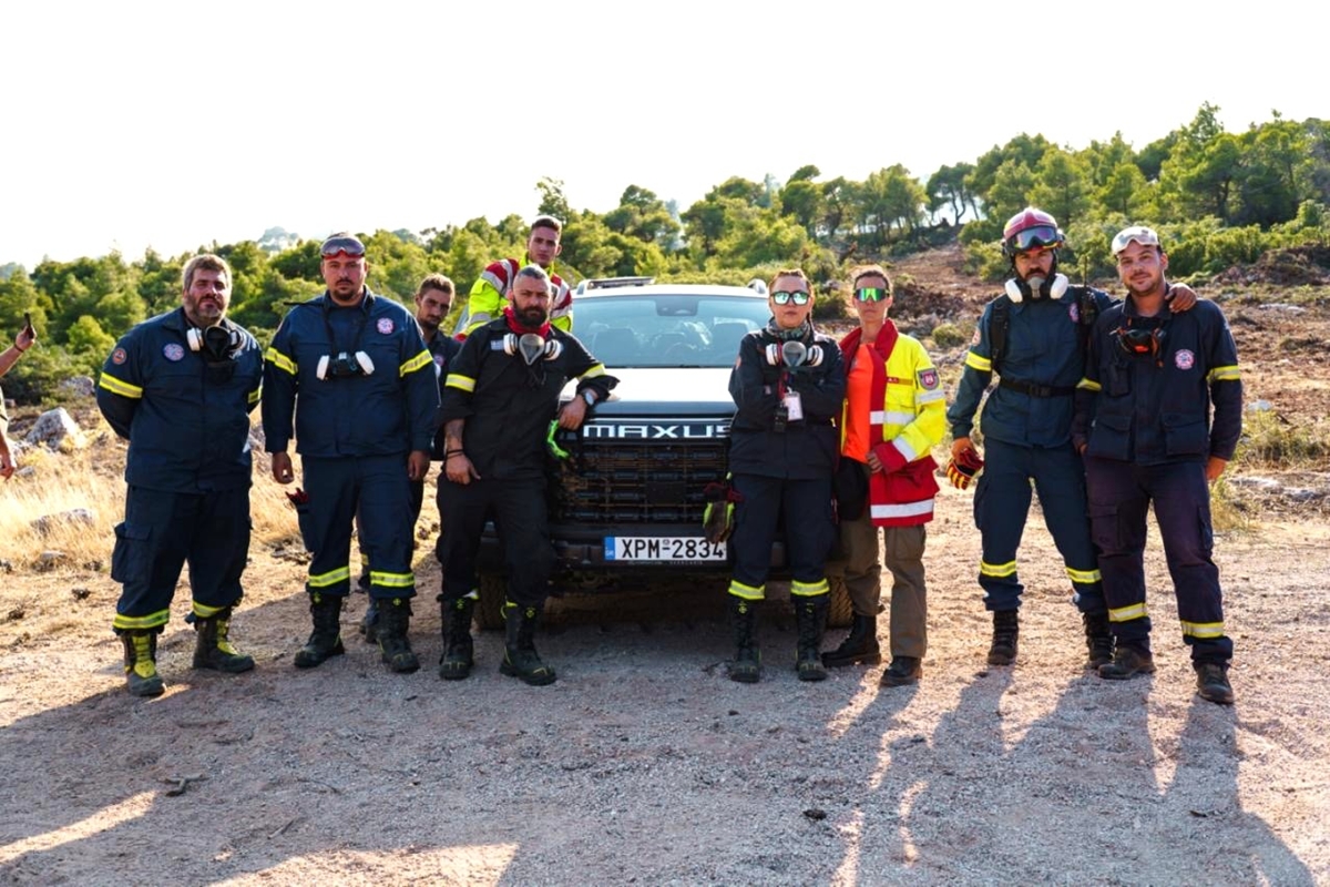 Ένα Maxus T60 Max με πυροσβεστική υπερκατασκευή στη μάχη με τις πρόσφατες πυρκαγιές                                          Ένα Maxus T60 Max με πυροσβεστική υπερκατασκευή στη μάχη με τις πρόσφατες πυρκαγιές