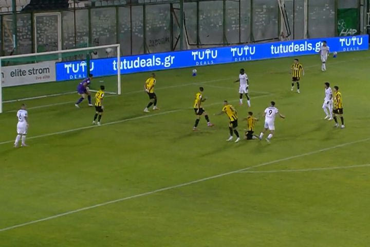 Κηφισιά – ΑΕΚ: Άγγιξε το 1-1 η ομάδα του Λέτο, οριζόντιο δοκάρι στο σουτ του Θεοδωρίδη