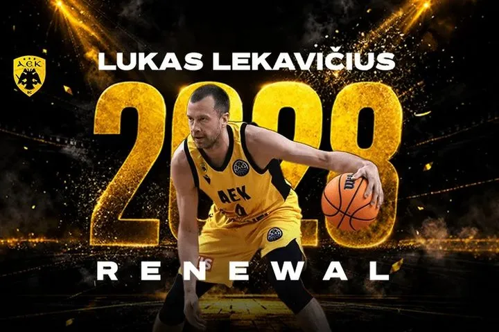 Στην ΑΕΚ μέχρι το 2028 ο Λούκας Λεκαβίτσιους