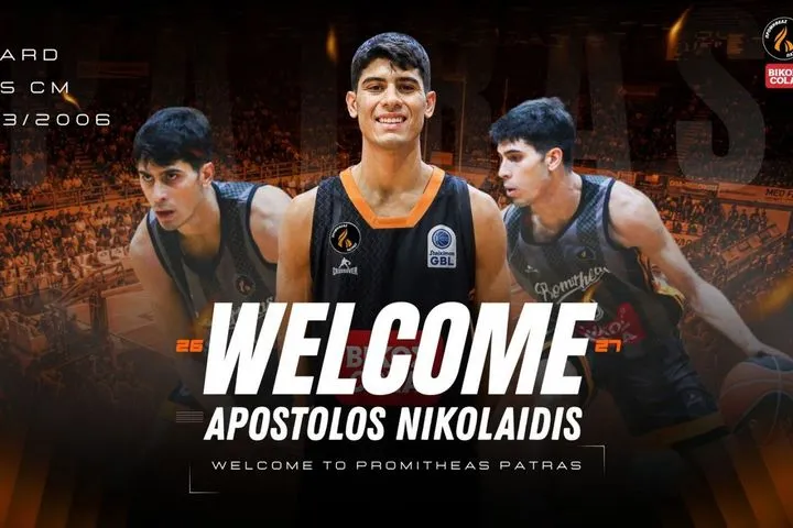 O Απόστολος Νικολαΐδης στον Προμηθέα Πάτρας