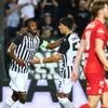 Ο Μπάμπα με κεφαλιά κάνει το 1-1 για τον ΠΑΟΚ κόντρα στην Μπραν