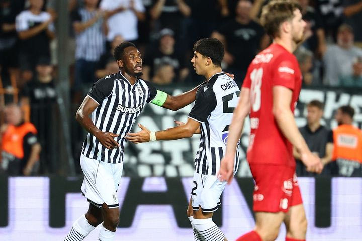 Ο Μπάμπα με κεφαλιά έκανε το 1-1 για τον ΠΑΟΚ κόντρα στην Μπραν