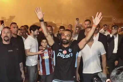 Ο Μοχάμεντ Σαλάχ στην άφιξη του στην Τραπεζούντα