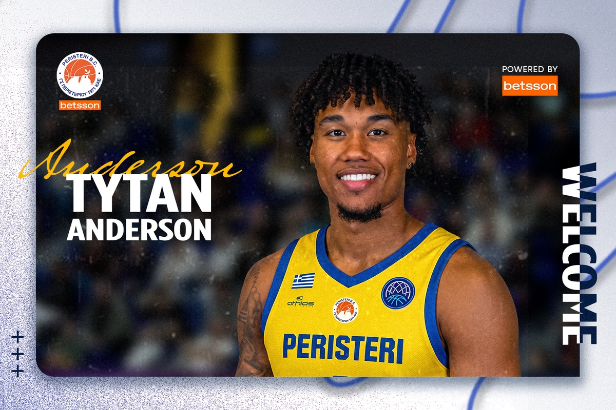 O Τάιταν Άντερσον στο Περιστέρι Betsson                                          O Τάιταν Άντερσον στο Περιστέρι Betsson