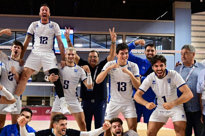 Ελλάδα – Αίγυπτος 3-0: Η “γαλανόλευκη” έκανε το 3 στα 3 και προκρίθηκε στα ημιτελικά των Μεσογειακών Αγώνων